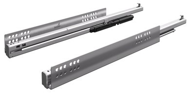 HETTICH 9217486 Atira coulisse a sortie totale, Quadro V6+, 470mm/50kg, côté 18m