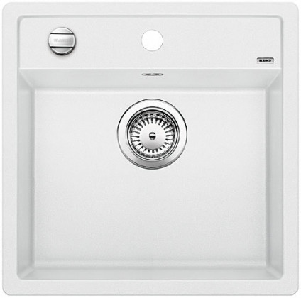 BLANCO 518524 évier Dalago 5 avec excentrique Silgranit PuraDur blanc