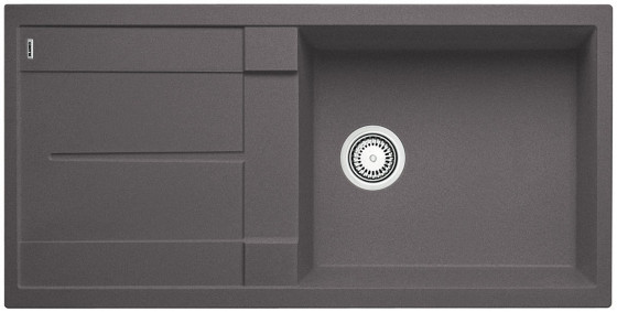 BLANCO 518880 évier Metra XL 6 S sans excentrique Silgranit PuraDur gris roche BLANCO 518880 évier Metra XL 6 S sans excentrique Silgranit PuraDur gris roche