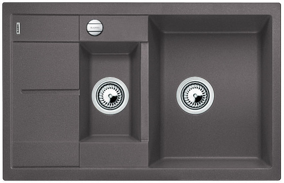 BLANCO 518876 évier Metra 6 S Compact avec excentr.Silgranit PuraDur gris roche BLANCO 518876 évier Metra 6 S Compact avec excentr.Silgranit PuraDur gris roche