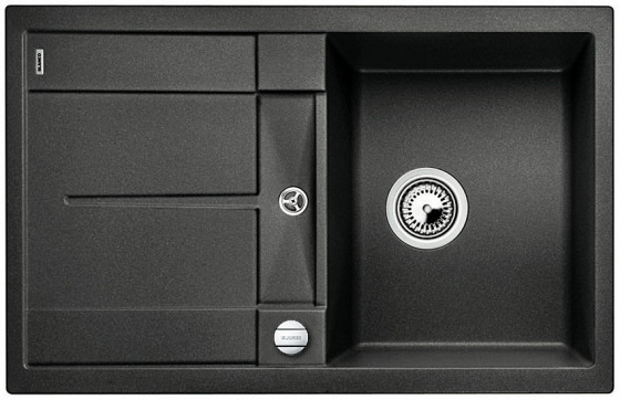 BLANCO 513035 Évier Metra 45 S avec excentrique Silgranit PuraDur anthracite BLANCO 513035 Évier Metra 45 S avec excentrique Silgranit PuraDur anthracite