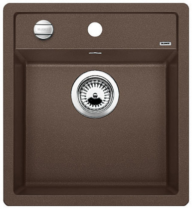 BLANCO 517165 Évier Dalago 45 avec excentrique Silgranit PuraDur café