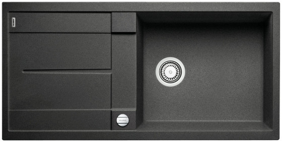 BLANCO 515286 Évier Metra XL 6 S avec excentrique Silgranit PuraDur anthracite BLANCO 515286 Évier Metra XL 6 S avec excentrique Silgranit PuraDur anthracite