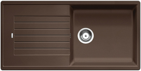 BLANCO 517577 Évier Zia XL 6 S sans excentrique Silgranit PuraDur café BLANCO 517577 Évier Zia XL 6 S sans excentrique Silgranit PuraDur café