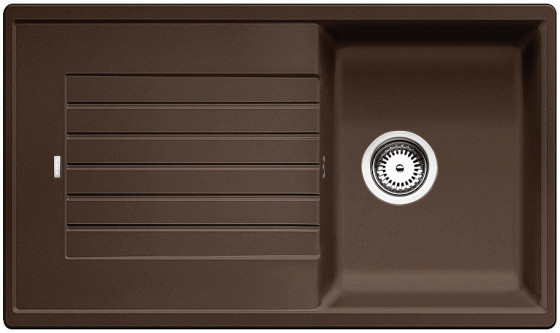 BLANCO 516745 évier Zia 45 SL sans excentrique Silgranit PuraDur café