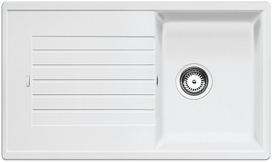 BLANCO 516740 Évier Zia 45 SL sans excentrique Silgranit PuraDur blanc BLANCO 516740 Évier Zia 45 SL sans excentrique Silgranit PuraDur blanc