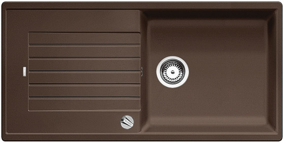BLANCO 517567 Évier Zia XL 6 S avec excentrique Silgranit PuraDur café BLANCO 517567 Évier Zia XL 6 S avec excentrique Silgranit PuraDur café