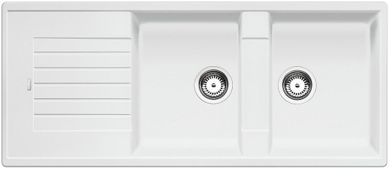 BLANCO 515597 Évier Zia 8 S sans excentrique Silgranit PuraDur blanc BLANCO 515597 Évier Zia 8 S sans excentrique Silgranit PuraDur blanc