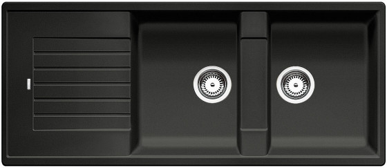 BLANCO 515605 Évier Zia 8 S sans excentrique Silgranit PuraDur anthracite BLANCO 515605 Évier Zia 8 S sans excentrique Silgranit PuraDur anthracite