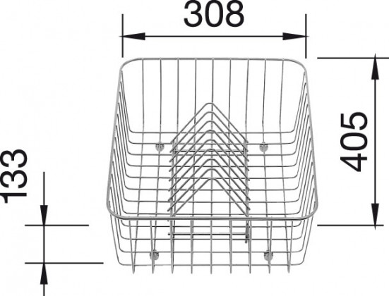 BLANCO 507829 Accessoires panier a vaisselle multifonction inox