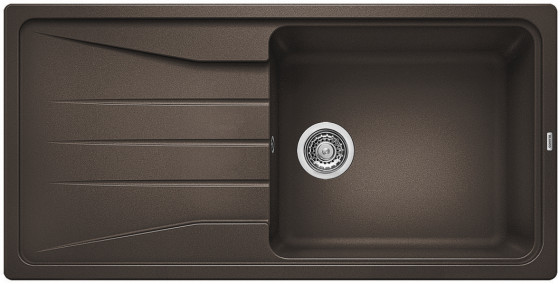 BLANCO 519697 Évier Sona XL 6 S sans excentrique Silgranit PuraDur café BLANCO 519697 Évier Sona XL 6 S sans excentrique Silgranit PuraDur café