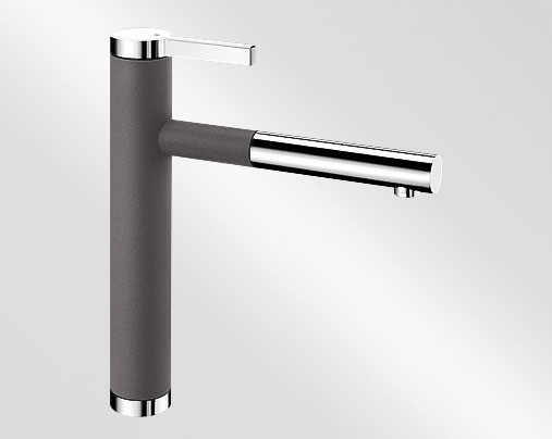 BLANCO 518804 Robinet Linee-S Silgranit-look gris roche/chrome BLANCO 518804 Robinet Linee-S Silgranit-look gris roche/chrome