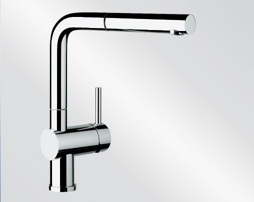 BLANCO 512200 Robinet Linus-S avec douche extractible sans pression chrome BLANCO 512200 Robinet Linus-S avec douche extractible sans pression chrome