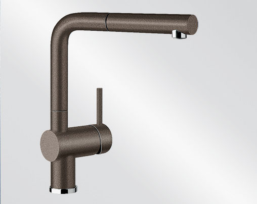 BLANCO 516697 Robinet Linus-S douche coulissante Silgranit-look café BLANCO 516697 Robinet Linus-S douche coulissante Silgranit-look café