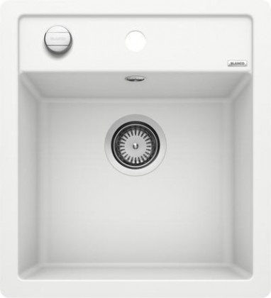 BLANCO 517169 Évier Dalago 45-F avec excentrique Silgranit PuraDur blanc BLANCO 517169 Évier Dalago 45-F avec excentrique Silgranit PuraDur blanc