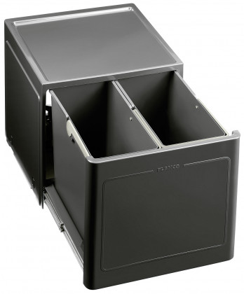 BLANCO 517468 trieur Select Botton Pro 45/2 tiroir coulissant auto ouvr. 2x13l