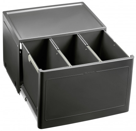 BLANCO 517470 trieur Select Botton Pro 60/3 tiroir coulissant auto porte 3x13l