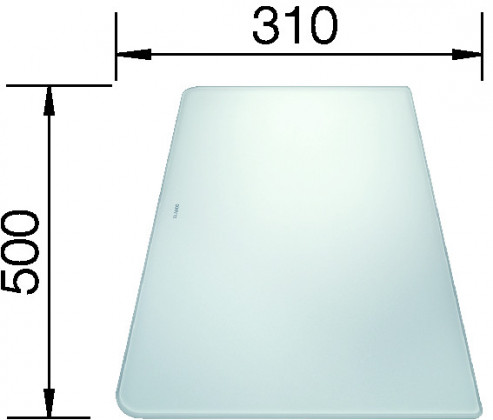 BLANCO 224510 Accessoires plaque de découpe/couvre verre Alaros blanc