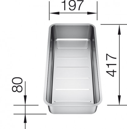 BLANCO 227692 Accessoires bol Andano inox