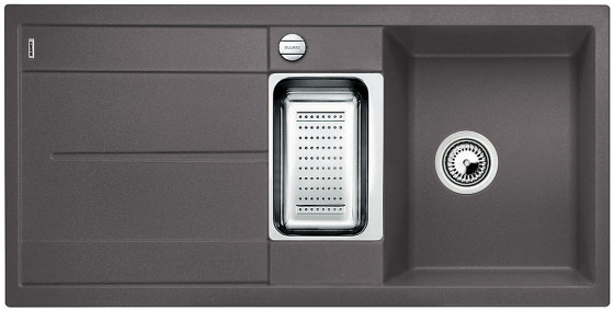 BLANCO 519118 Évier Metra 6 S-F avec excentrique Silgranit PuraDur gris roche BLANCO 519118 Évier Metra 6 S-F avec excentrique Silgranit PuraDur gris roche