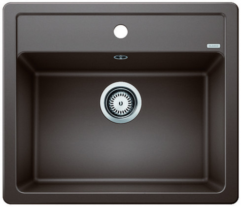 BLANCO 523337 Évier Legra 6 sans excentrique Silgranit café