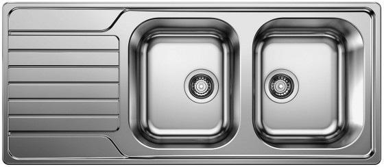 BLANCO 523376 Évier Dinas 8 S sans excentrique inox brossé