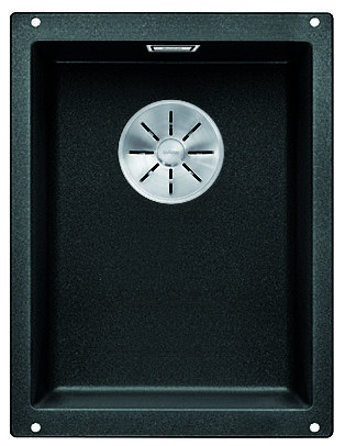 BLANCO 523406 évier Subline 320-U InFino manuel Silgranit PuraDur anthracite