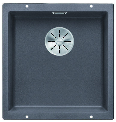 BLANCO 523423 évier Subline 400-U InFino manual Silgranit PuraDur gris roche