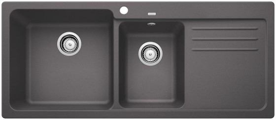BLANCO 519655 Évier Naya 8 S sans excentrique Silgranit évier gauche gris roche BLANCO 519655 Évier Naya 8 S sans excentrique Silgranit évier gauche gris roche