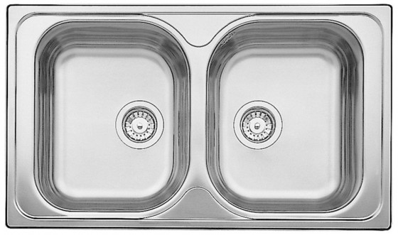 BLANCO 511924 Évier Tipo 8 sans excentrique inox naturel brillant