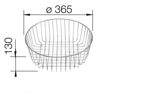 BLANCO 220574 Accessoires panier vaisselle Rondosol, Rondoset, Rondoval inox