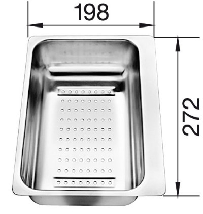 BLANCO 217796 Accessoires bol pour Metra 6 S inox