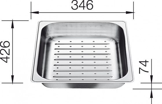 BLANCO 219770 Accessoires bol pour Plenta inox BLANCO 219770 Accessoires bol pour Plenta inox