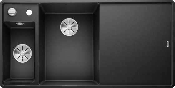 BLANCO 524669 Évier a fleur Axia III 6S-F Silgranit PuraDur anthracite
