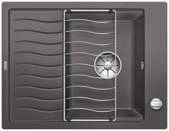 BLANCO 524815 Évier Elon 45 S Silgranit PuraDur gris roche