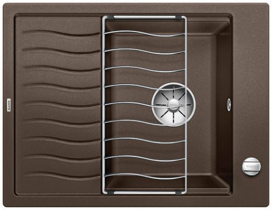 BLANCO 524823 Évier Elon 45 S Silgranit PuraDur café