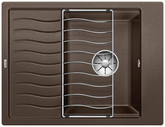 BLANCO 524833 Évier Elon 45 S Silgranit PuraDur café