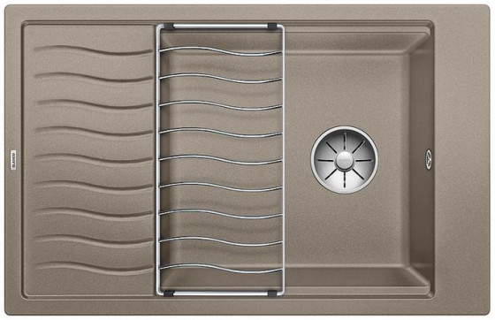 BLANCO 524851 évier Elon XL 6 S sans excentrique Silgranit PuraDur tartufo