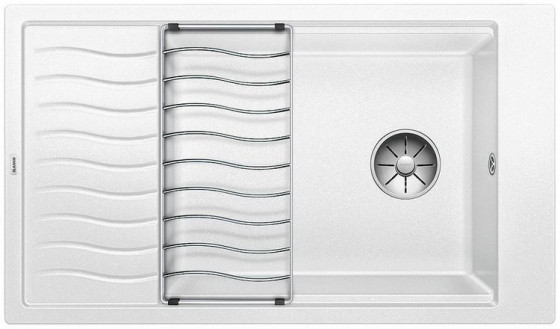 BLANCO 524874 Évier Elon XL 8 S Silgranit PuraDur blanc
