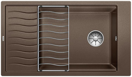 BLANCO 524879 Évier Elon XL 8 S Silgranit PuraDur café