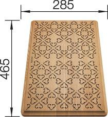 BLANCO 237591 Accessoires plaque a découper ornementée pour évier Faron XL 6 S