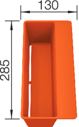BLANCO 236722 Accessoires boîte Sity Box orange plastique