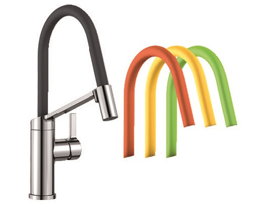 BLANCO 524813 Robinet Viu-S chrome/lemon, kiwi, orange, lava grey BLANCO 524813 Robinet Viu-S chrome/lemon, kiwi, orange, lava grey