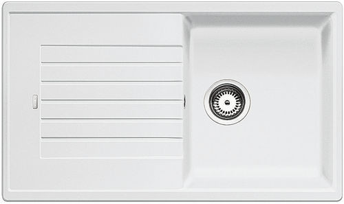 BLANCO 520515 Évier Zia 5 S sans excentrique Silgranit PuraDur blanc BLANCO 520515 Évier Zia 5 S sans excentrique Silgranit PuraDur blanc