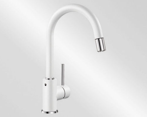 BLANCO 521457 Robinet Mida-S douche tir coulissante Silgranit-look blanc BLANCO 521457 Robinet Mida-S douche tir coulissante Silgranit-look blanc