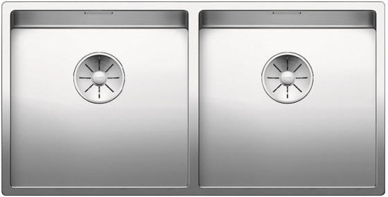BLANCO 521617 évier Claron 400/400-IF InFino sans tige inox satiné brillant