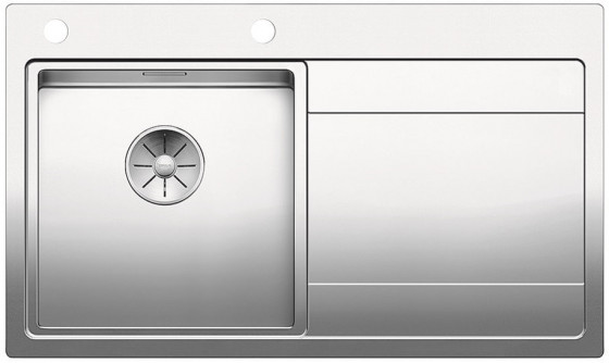 BLANCO 521657 évier Divon II 45S-IF InFino excentrique droit inox soie brillant