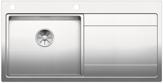 BLANCO 521659 Évier Divon II 5S-IF InFino avec excentrique inox satiné