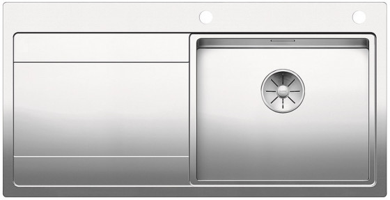 BLANCO 521660 évier Divon II 5S-IF InFino excentrique inox soie brillante