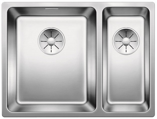 BLANCO 522975 évier Andano 340/180-IF InFino sans tringle inox satiné brillant